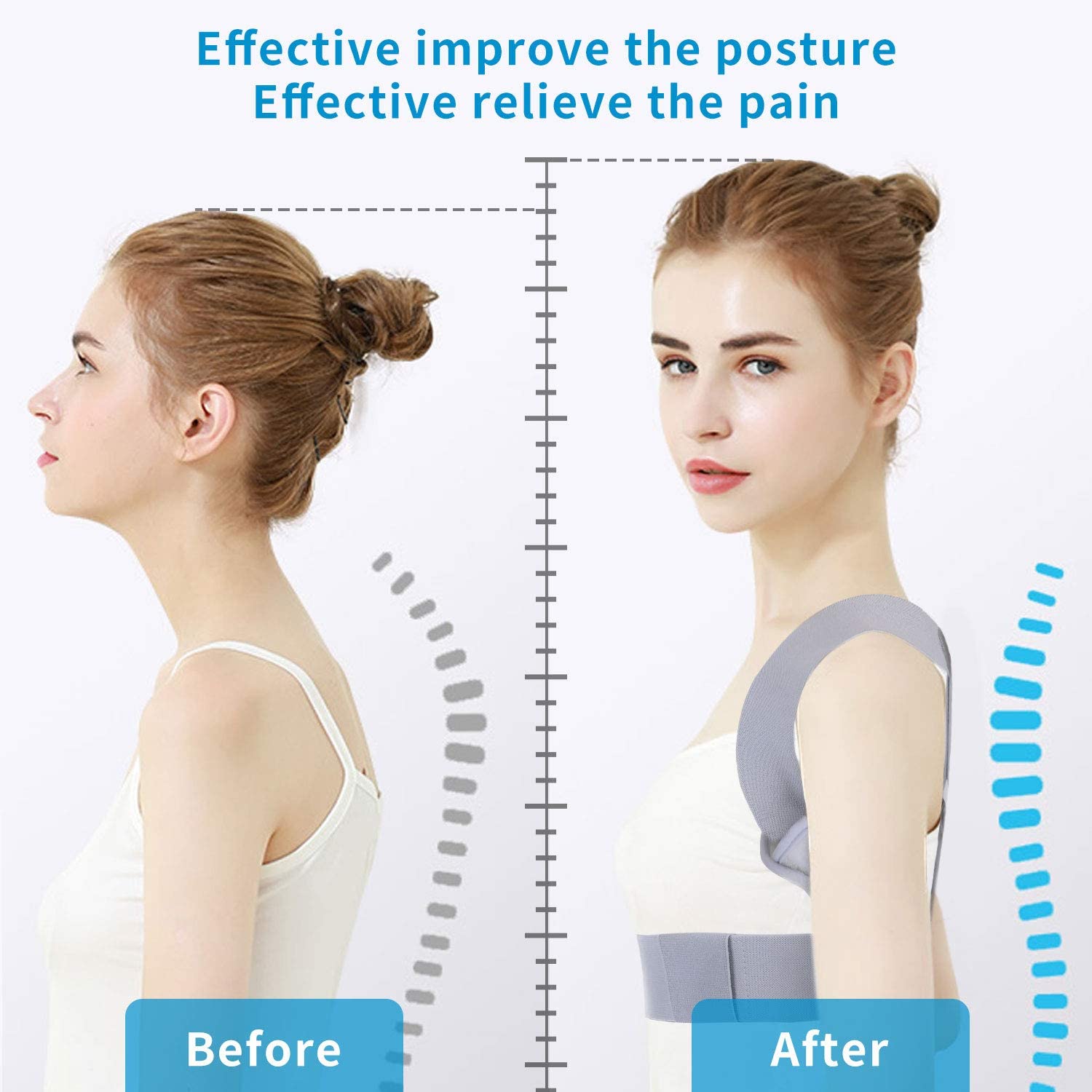 Posture corrector clearance before and after